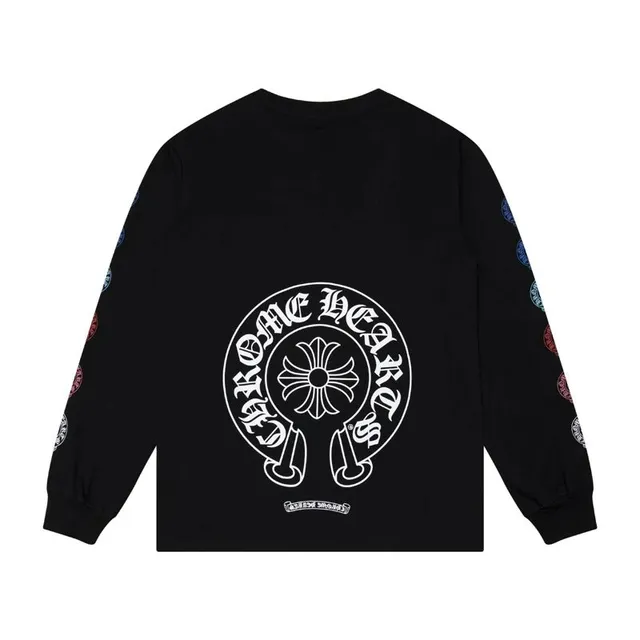 Chrome Hearts Long Sleeve Tee Cross Logo Print