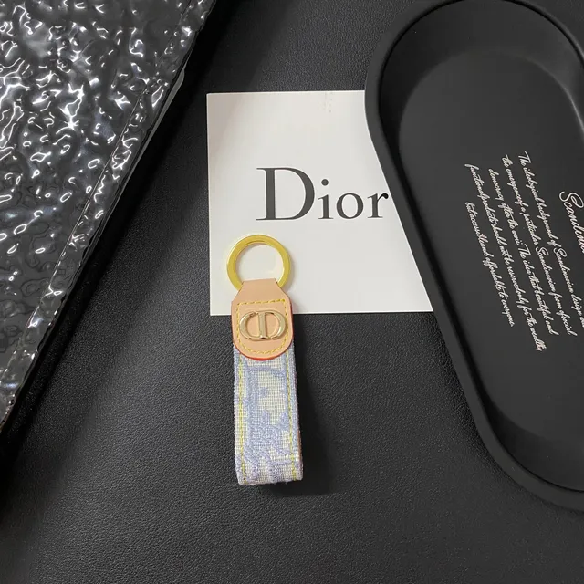 Dior Oblique Keyring Monogram Tape