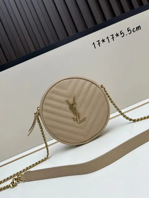 Saint Laurent Niki Mini Quilted Leather