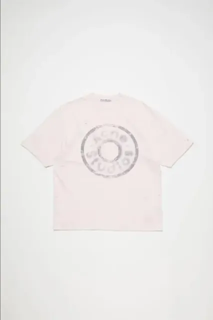 Acne Studios Logo T-Shirt Distressed Logo