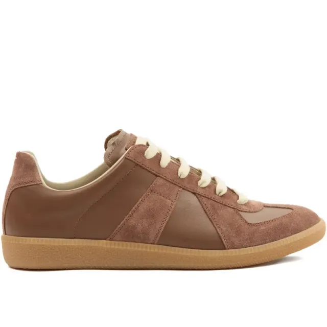 Maison Margiela Future Sneaker Brown Suede Leather