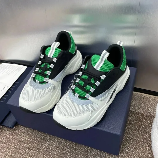 Dior B23 Low Green Mesh