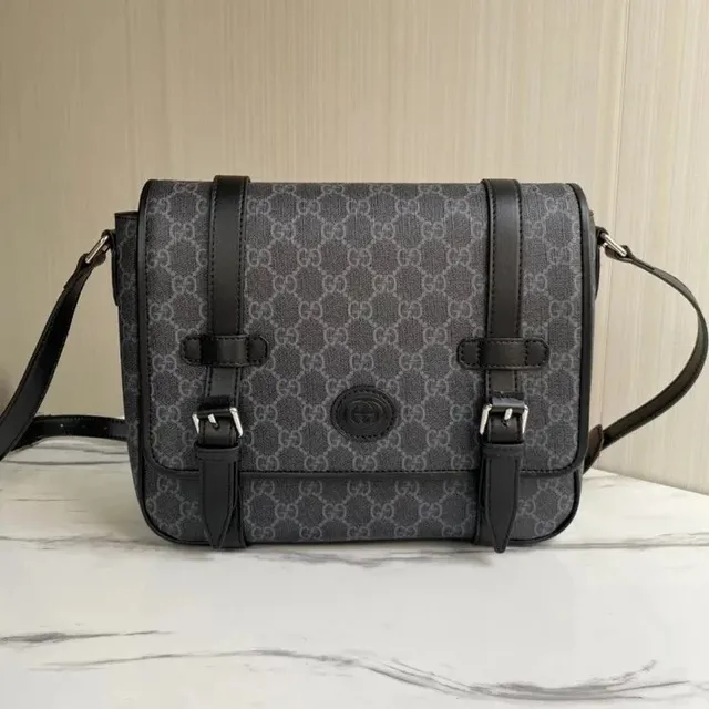 Gucci Satchel Bag GG Monogram Canvas