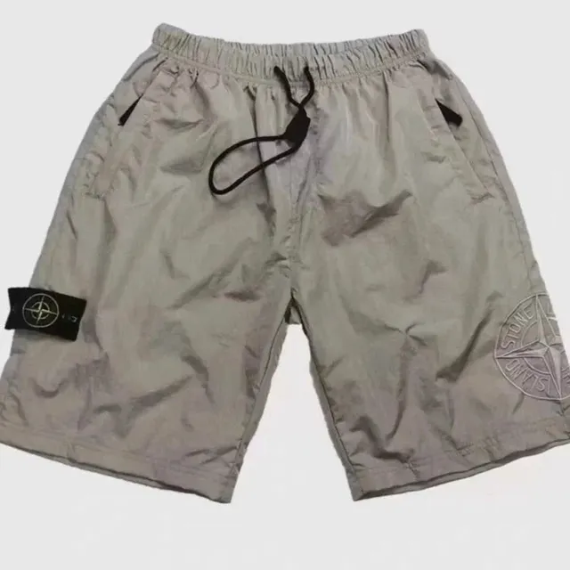 Stone Island Track Shorts Reflective Logo