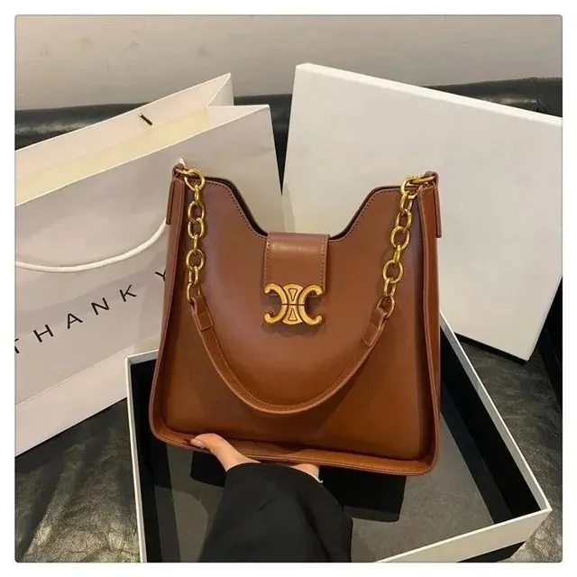 Celine Luggage Tote Cognac