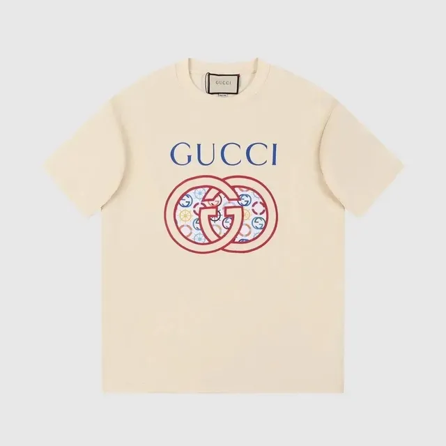 Gucci GG Logo T-Shirt Interlocking GG Print