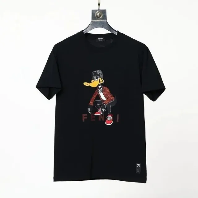 Fendi Graphic T-Shirt Donald Duck Print