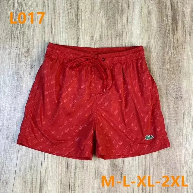 Lacoste Logo-Print Swim Shorts All-Over Logo