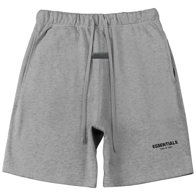 Fear of God Essentials Logo Shorts Heather Grey