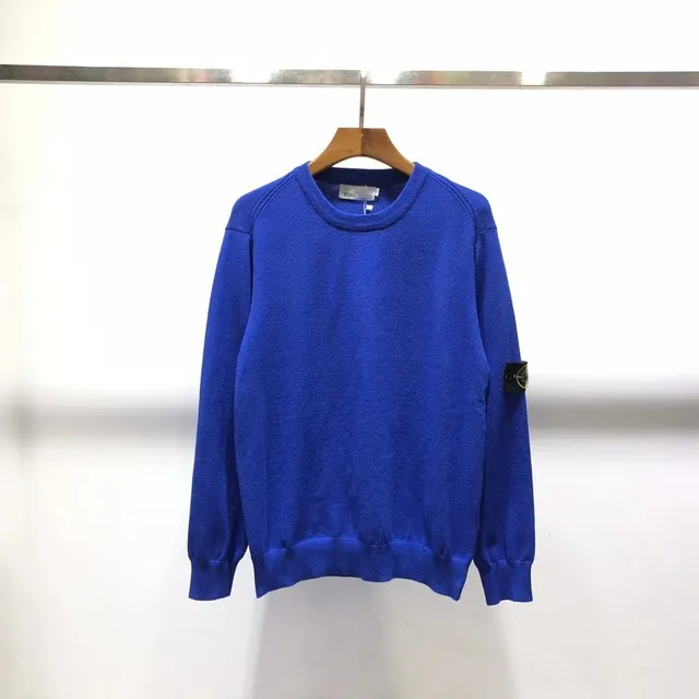 Stone Island Crewneck Sweater Solid Color