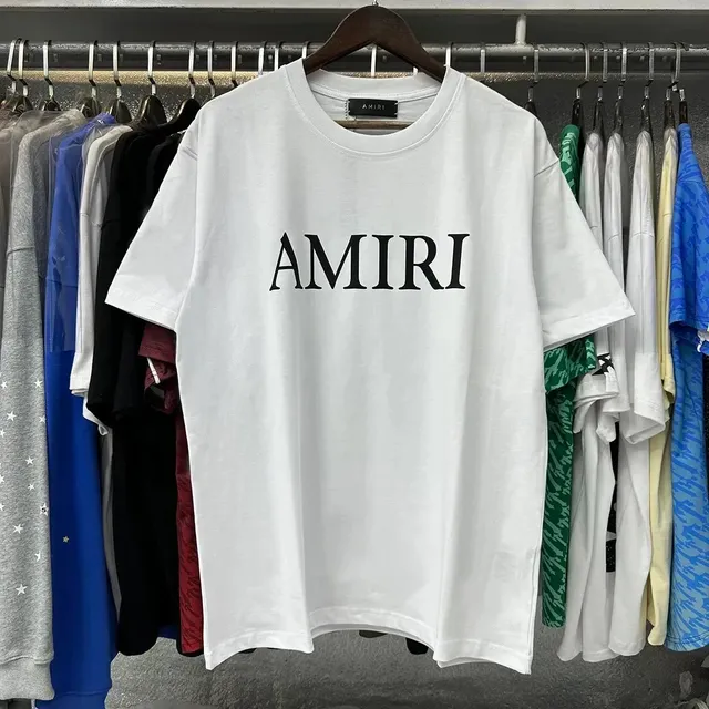 Amiri Logo Tee Black Logo
