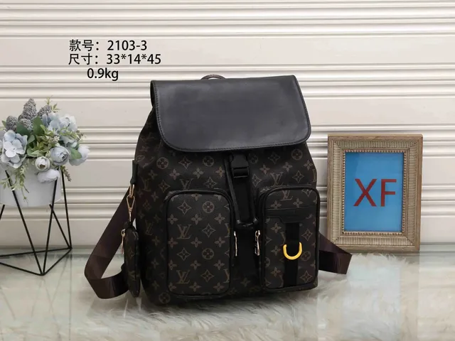 Louis Vuitton Monogram Canvas Backpack Classic LV Pattern