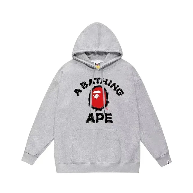 BAPE Shark Hoodie Red Ape Head