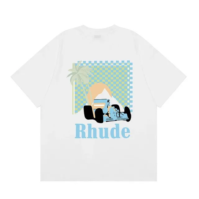 Rhude Graphic Tee Palm Tree F1 Print