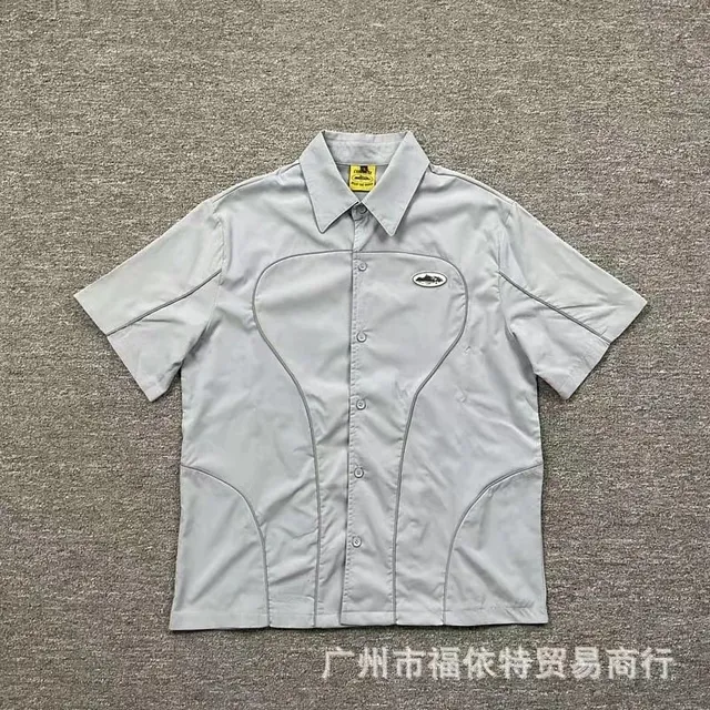 BAPE Short-Sleeve Shirt Heart Panel