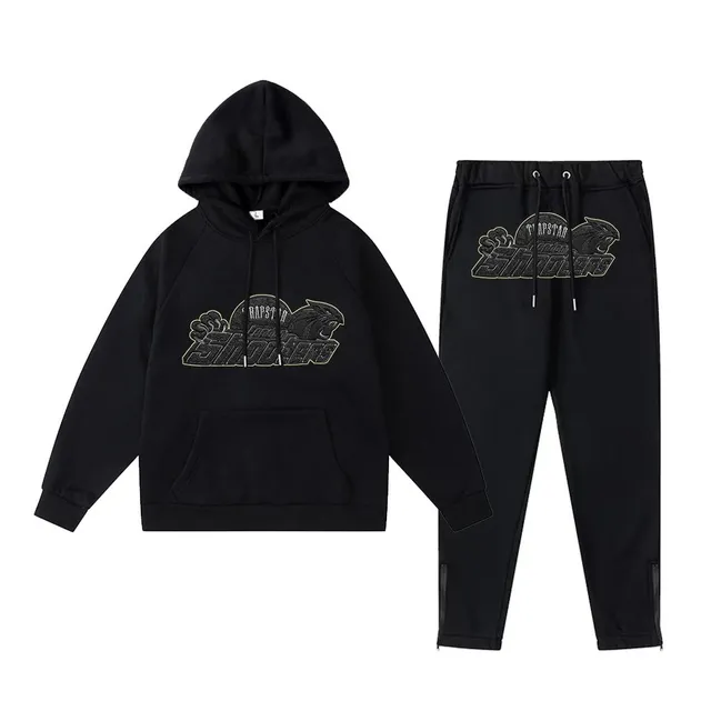 Corteiz Hoodie and Joggers Set Shooter Logo