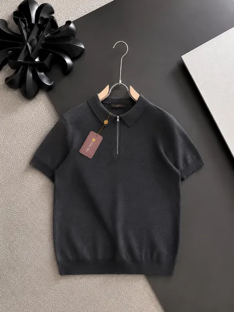 Celine Polo Shirt Zip-Neck Knit
