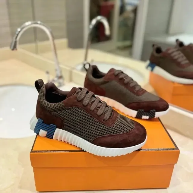 Hermès Oran Sandal Mesh and Suede
