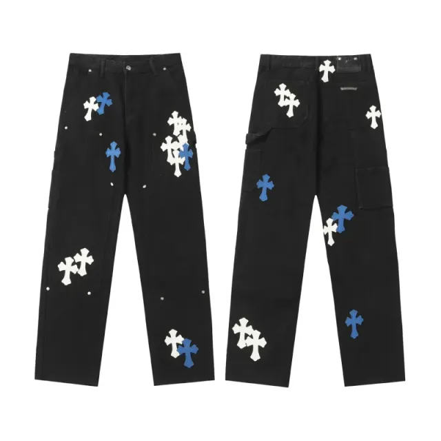 Chrome Hearts Cargo Pants Cross-Embroidered