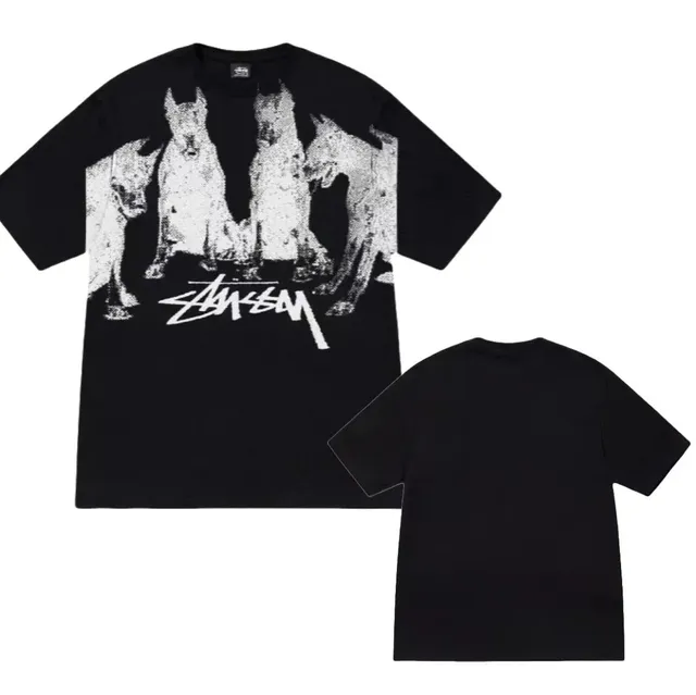 Stüssy Graphic Tee Dogs Print