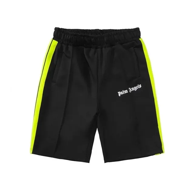 Palm Angels Track Shorts Neon Stripe