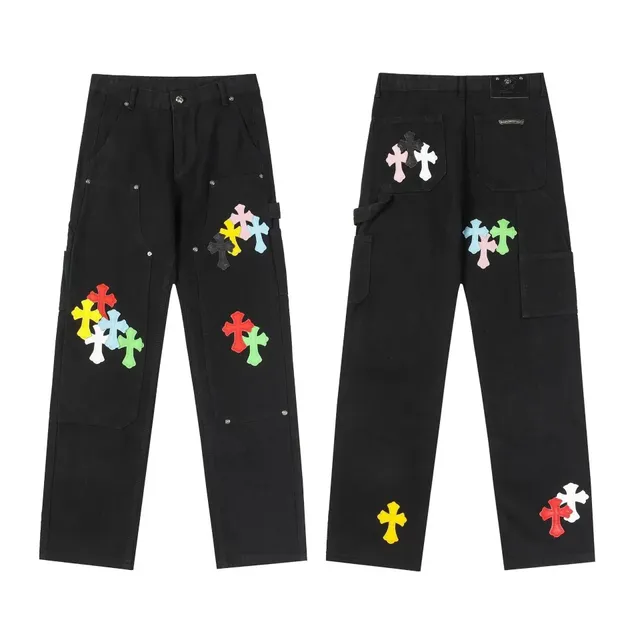 Chrome Hearts Cargo Pants Multi-Color Cross Patch