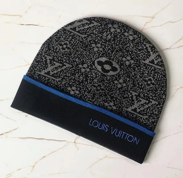 Louis Vuitton Monogram Knit Beanie Digital Monogram