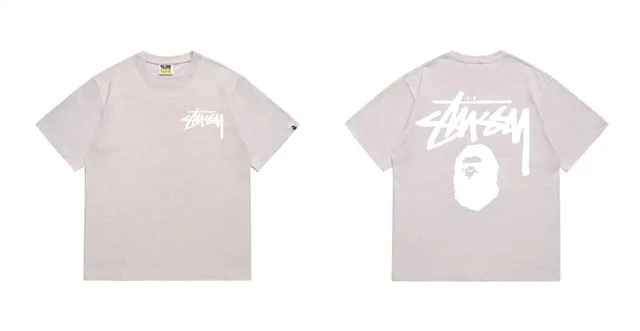 Stüssy T-Shirt Bape x Stussy