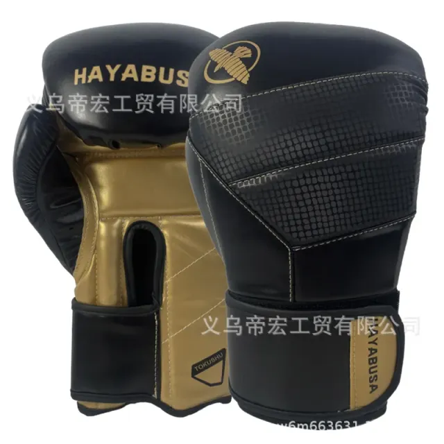 Boxing Gloves Black Gold