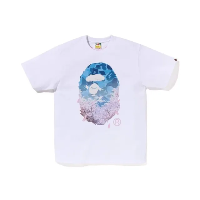 BAPE Shark Tee Cherry Blossom Camo