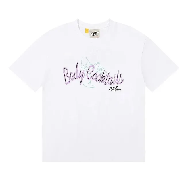 Gallery Dept. Body Cocktails Tee Neon Script Print