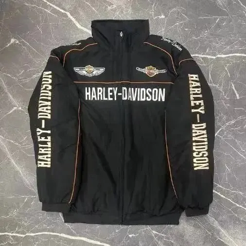 Harley-Davidson Racing Jacket Logo Print