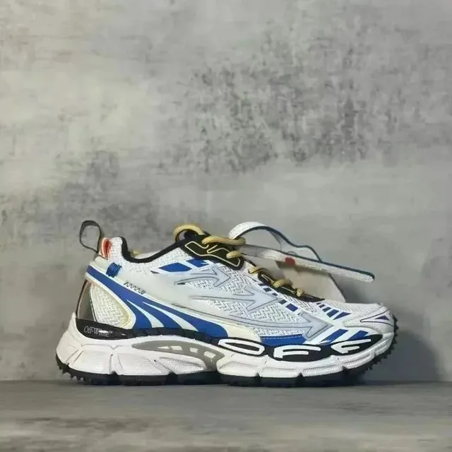 Off-White x Nike Air Zoom Spiridon White Blue Black