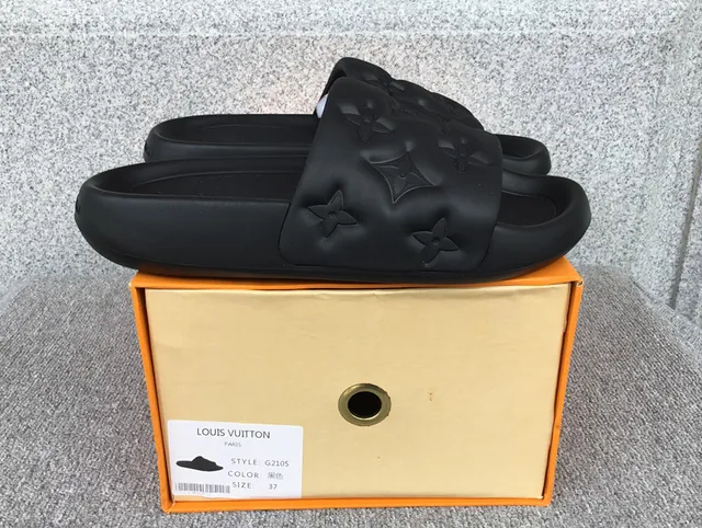 Louis Vuitton LV Trainer Slide Monogram Embossed