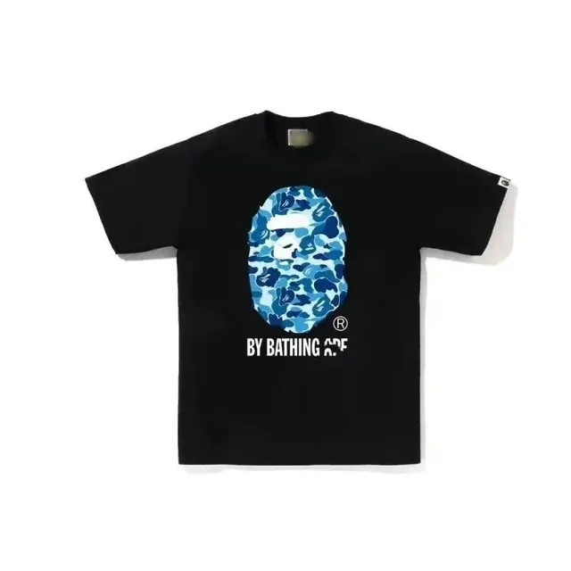 BAPE Ape Head Tee Blue Camo Ape Head