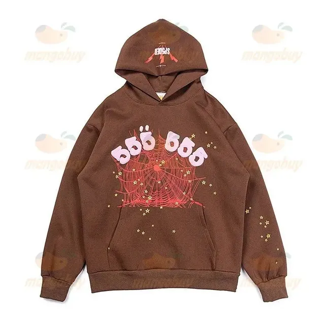 Sp5der Hoodie Spider Web Print