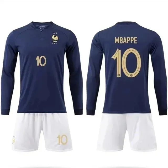 Adidas × France National Team France Home Kit Mbappé #10