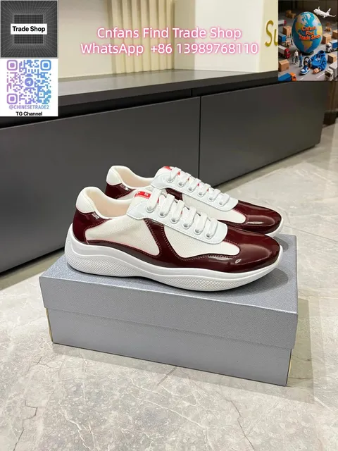 Prada Clever Sneaker Bicolour Patent