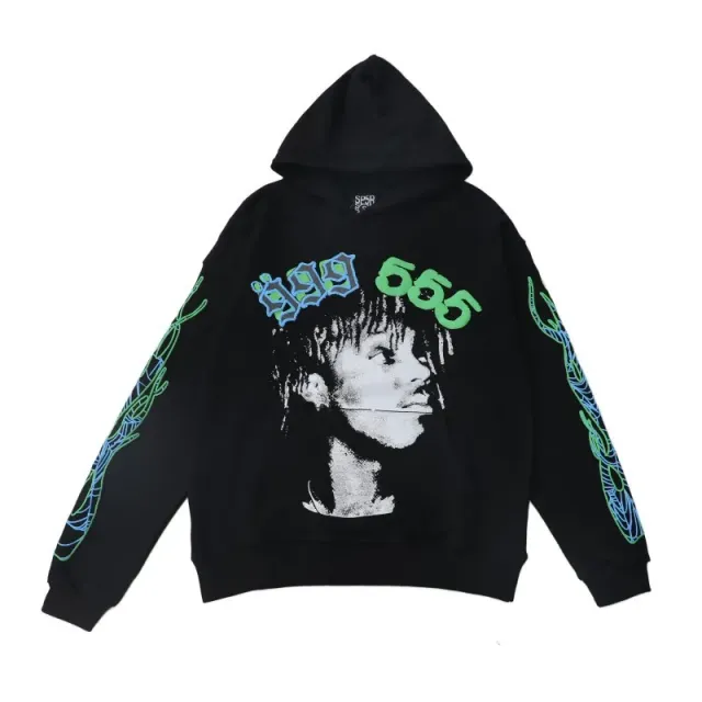 Sp5der Hoodie 999 666 Graphic