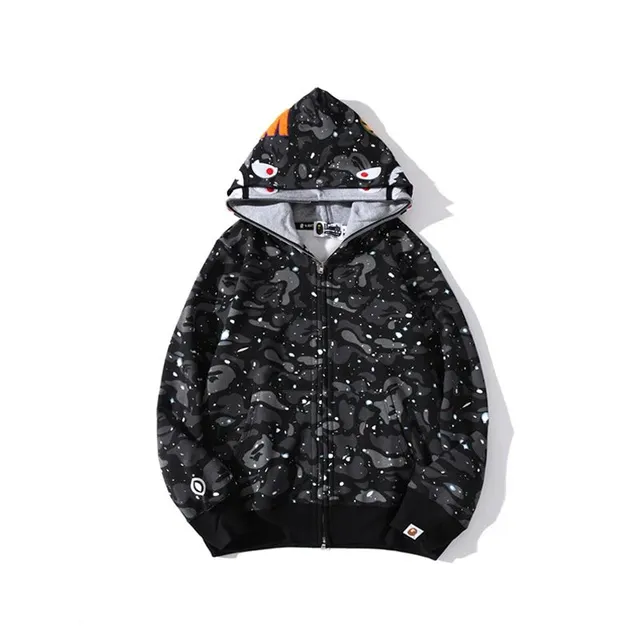 BAPE Shark Hoodie Galaxy Camo