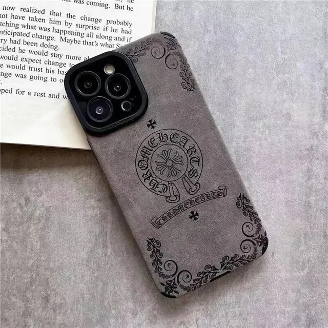 Chrome Hearts Phone Case Embossed Logo