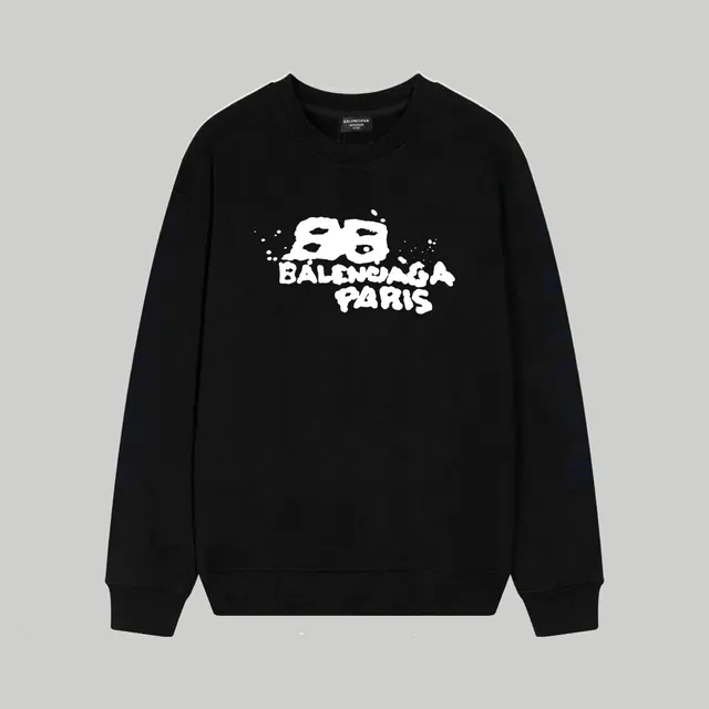 Balenciaga Crewneck Sweatshirt Paint Splatter Logo