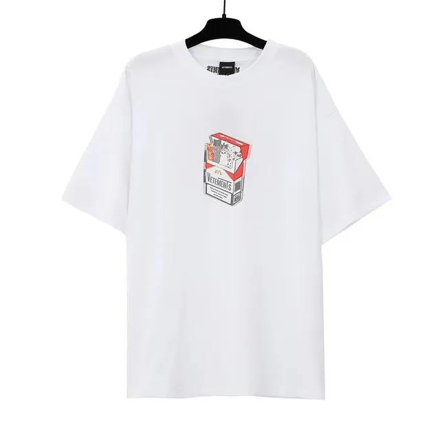 Vetements Cigarette Pack Tee Cigarette Pack Graphic