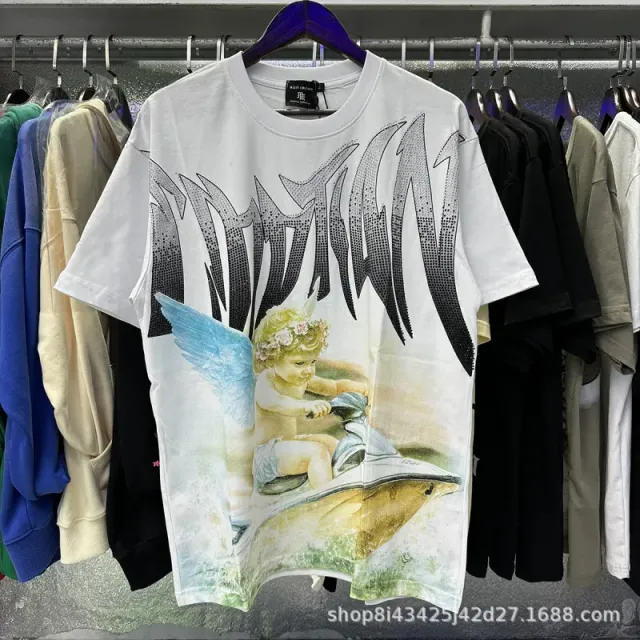 Gallery Dept. Graphic Tee Angel on Scooter Print