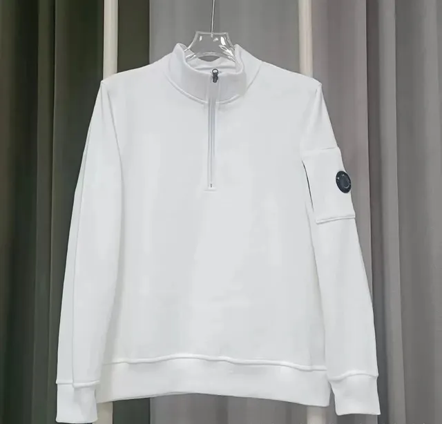 C.P. Company Half-Zip Sweatshirt Goggle Patch