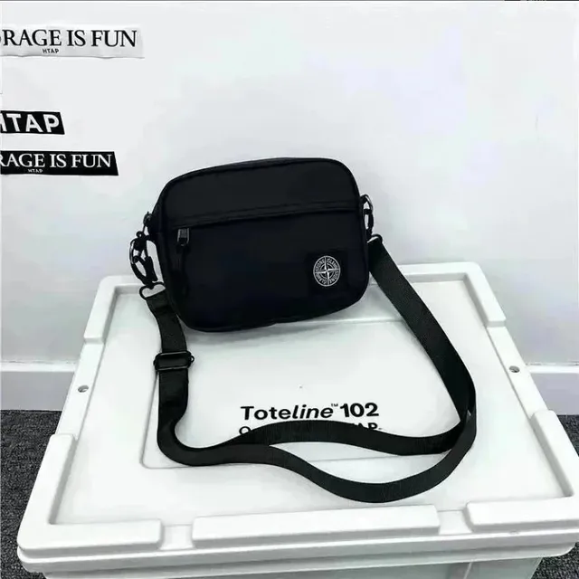 Stone Island Crossbody Bag Compass Logo
