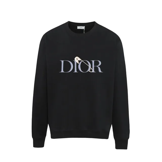 Dior Crewneck Sweatshirt Safety Pin Logo