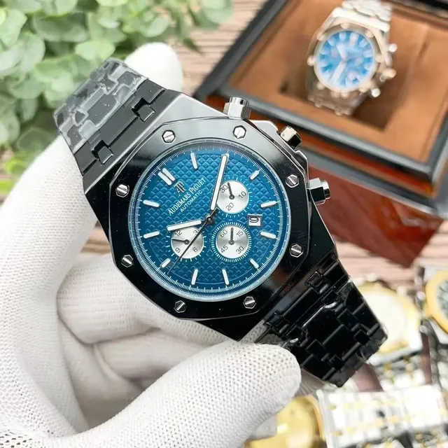 Audemars Piguet Royal Oak Chronograph Blue Tapisserie Dial