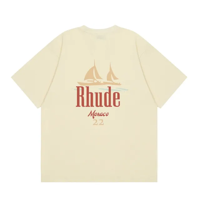 Rhude Sailboat Graphic Tee Monaco 22