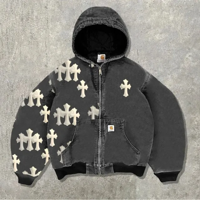 Carhartt × Chrome Hearts Active Jacket Cross Print
